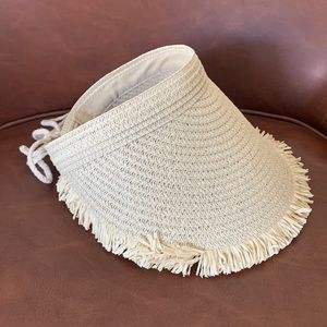Women’s Straw Visor Hat